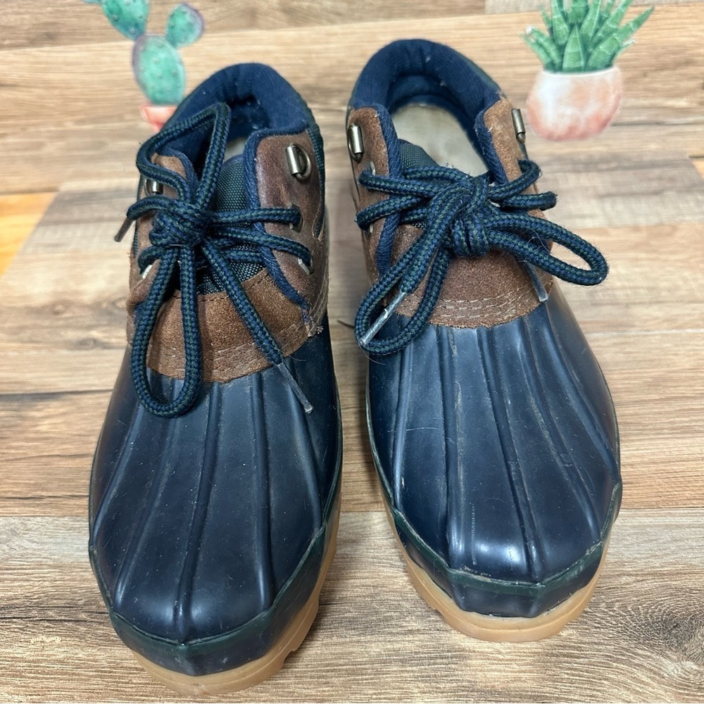 G.H. Bass & CO Gayle rubber duck shoes rain clogs women’s size 8 - Picture 2 of 7